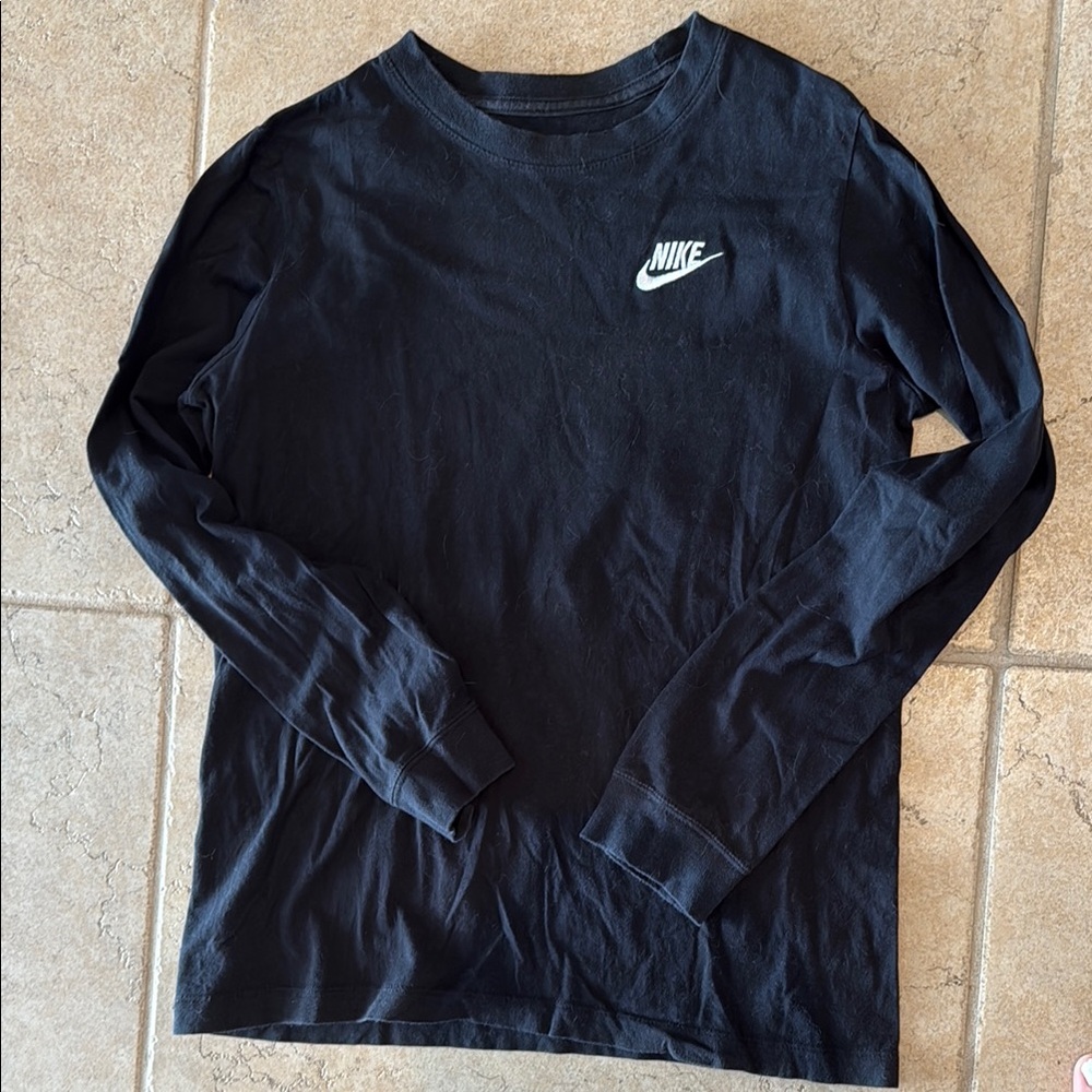 Nike Black Crew Neck Long Sleeve
